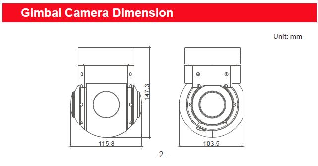 UAV gimbal  3 axis