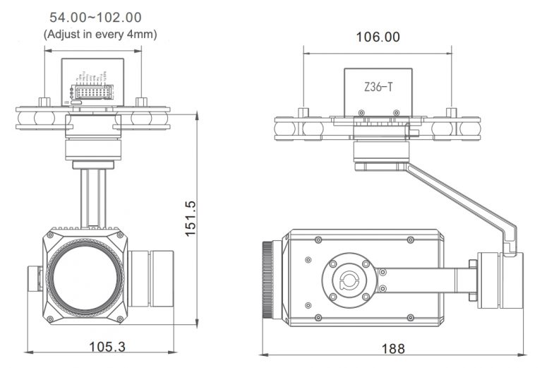 drone camera gimbal