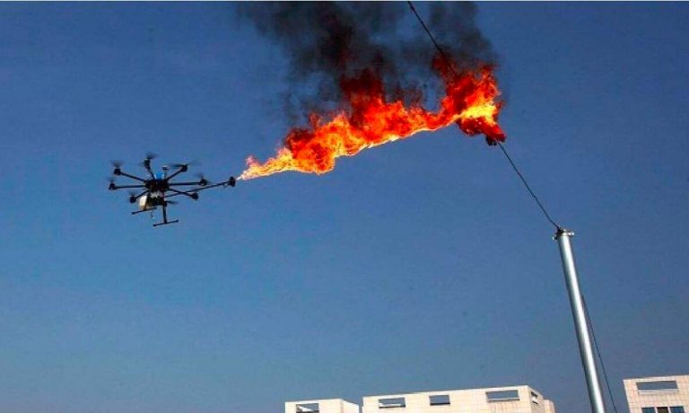 Flame throwing drone for sale new arrivals