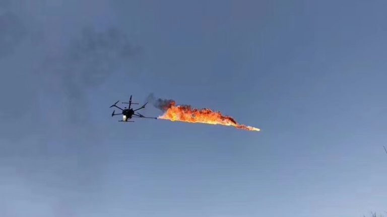 Flame throwing best sale drones