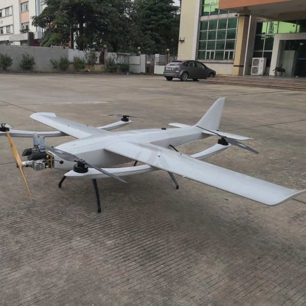 Long Endurance Fuel Power Fixed Wing gasoline VTOL UAV Surveillance Survey Mapping Gasoline Engine KIT Frame - Image 6