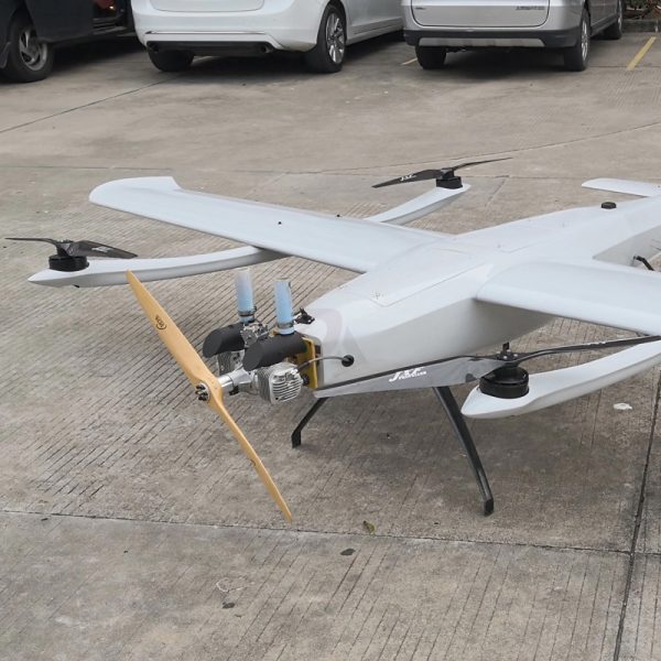 Long Endurance Fuel Power Fixed Wing gasoline VTOL UAV Surveillance Survey Mapping Gasoline Engine KIT Frame - Image 5