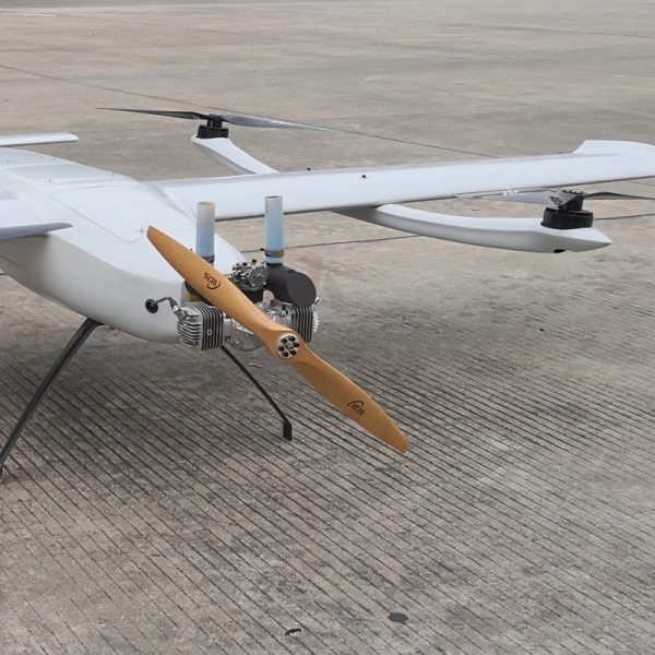 Long Endurance Fuel Power Fixed Wing gasoline VTOL UAV Surveillance Survey Mapping Gasoline Engine KIT Frame - Image 4