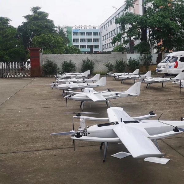 Long Endurance Fuel Power Fixed Wing gasoline VTOL UAV Surveillance Survey Mapping Gasoline Engine KIT Frame - Image 3
