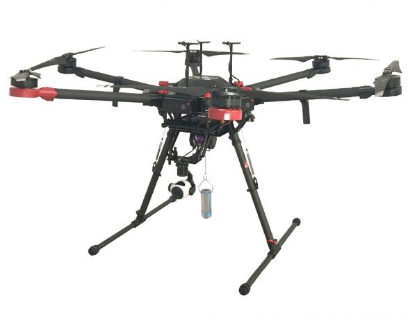 drone Lifebuoy delivery rope dropping system for emergency rescue - Image 4