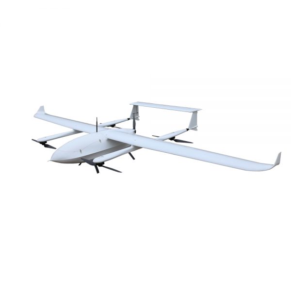 eVTOL Electric Vertical Take-Off and Landing UAV for survey can carry Lidar with 7 KGS for 1.5 hours endurance